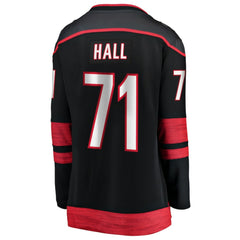 NHL Black Taylor Hall Carolina Hurricanes Fanatics Women's Home Breakaway Player Jersey