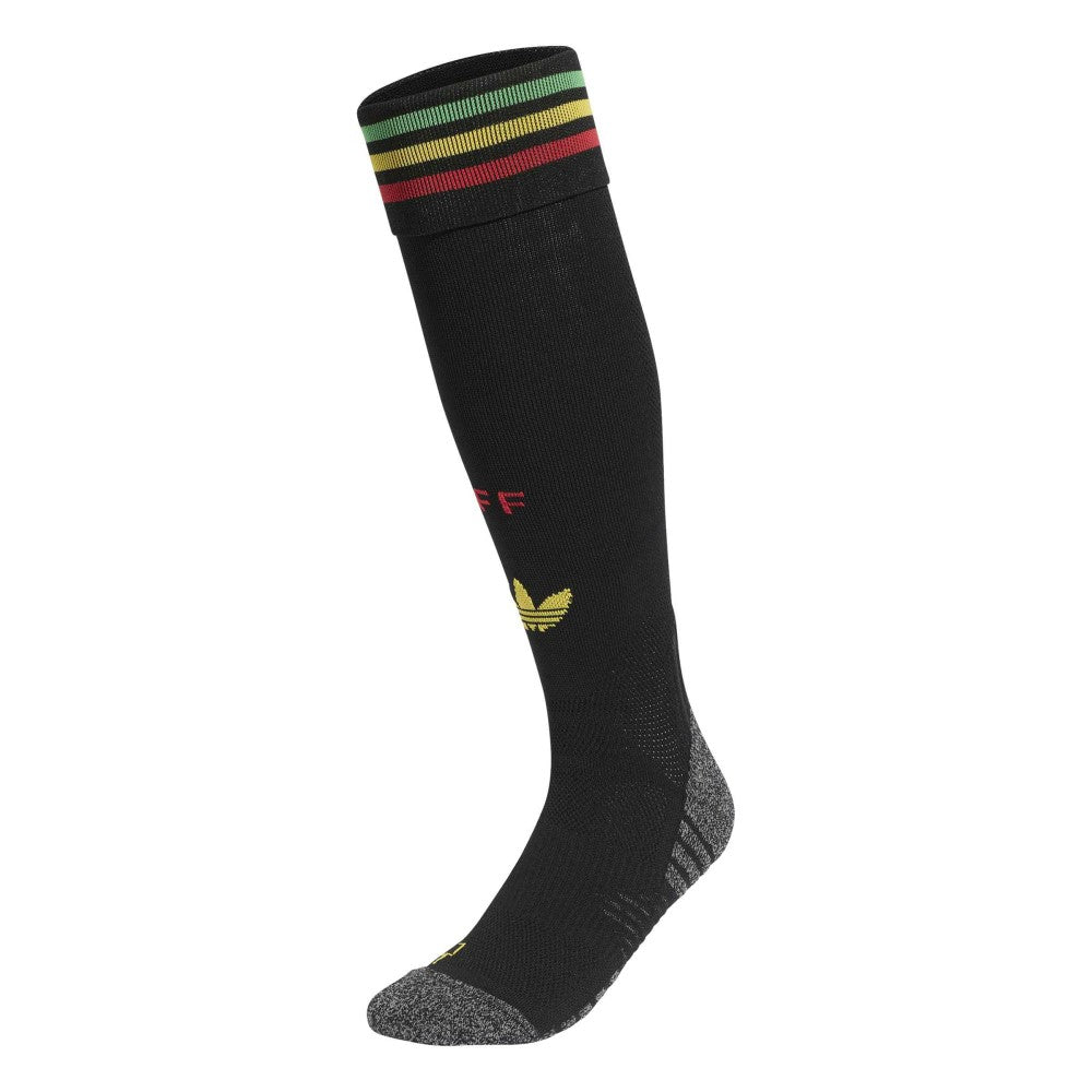 Jamaica National Team Unisex Over-The-Calf Socks - Adidas Black
