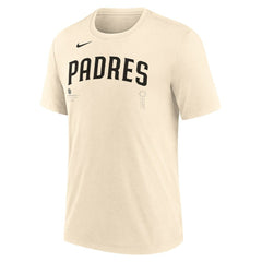 MLB San Diego Padres Nike Wordmark Tri-Blend T-Shirt