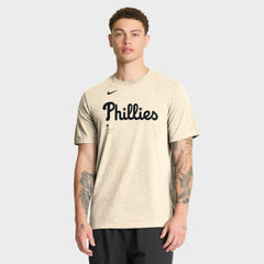 MLB Philadelphia Phillies Nike Wordmark Tri-Blend T-Shirt