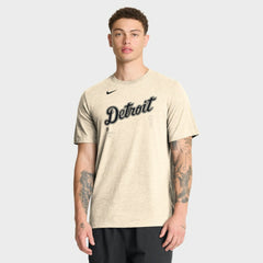 MLB Detroit Tigers Nike Wordmark Tri-Blend T-Shirt