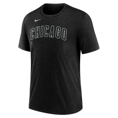 MLB Chicago Cubs Nike Wordmark Tri-Blend T-Shirt