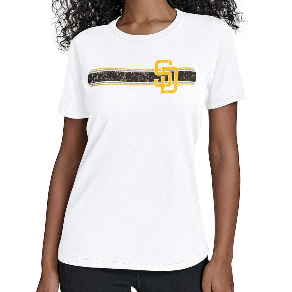 MLB San Diego Padres Starter Women's Team Stripe T-Shirt