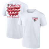 NHL White Florida Panthers Fanatics 2025 Stanley Cup Champions Jersey Roster T-Shirt