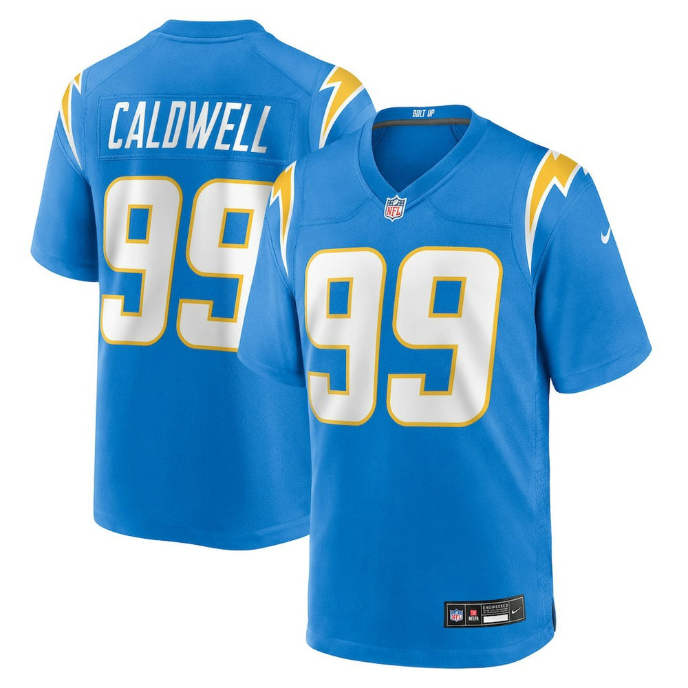 Jamaree Caldwell Team Game Jersey - Los Angeles Chargers