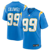 Jamaree Caldwell Team Game Jersey - Los Angeles Chargers