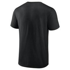 NHL Black Edmonton Oilers Colorblock Puck T-Shirt