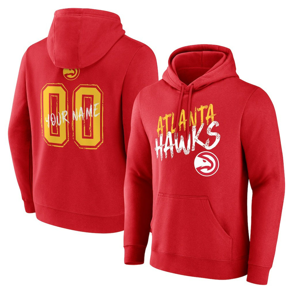 NBA Atlanta Hawks Hustle Custom Pullover Hoodie