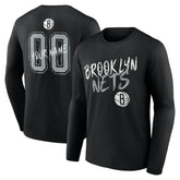 NBA Brooklyn Nets Hustle Custom Long Sleeve T-Shirt