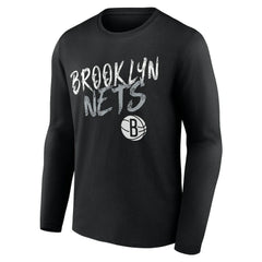 NBA Brooklyn Nets Hustle Custom Long Sleeve T-Shirt