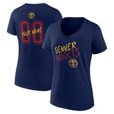 NBA Denver Nuggets Women's Hustle Custom V-Neck T-Shirt sale