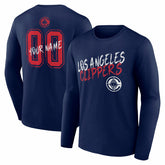 NBA LA Clippers Hustle Custom Long Sleeve T-Shirt