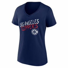 NBA LA Clippers Women's Hustle Custom V-Neck T-Shirt