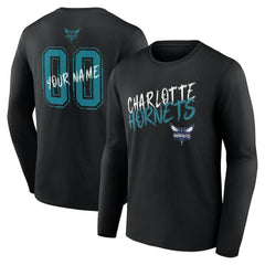 NBA Charlotte Hornets Hustle Custom Long Sleeve T-Shirt