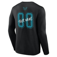 NBA Charlotte Hornets Hustle Custom Long Sleeve T-Shirt