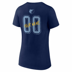 NBA Memphis Grizzlies Women's Hustle Custom V-Neck T-Shirt