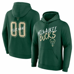 NBA Milwaukee Bucks Hustle Custom Pullover Hoodie