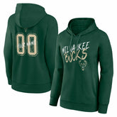 NBA Milwaukee Bucks Women's Hustle Custom Pullover Hoodie