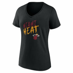 NBA Miami Heat Women's Hustle Custom V-Neck T-Shirt