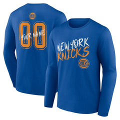 NBA New York Knicks Hustle Custom Long Sleeve T-Shirt