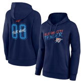 NBA Oklahoma City Thunder Women's Hustle Custom Pullover Hoodie