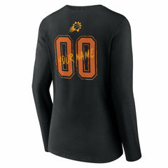 NBA Phoenix Suns Women's Hustle Custom Long Sleeve V-Neck T-Shirt