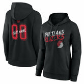 NBA Portland Trail Blazers Women's Hustle Custom Pullover Hoodie