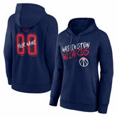 NBA Washington Wizards Women's Hustle Custom Pullover Hoodie