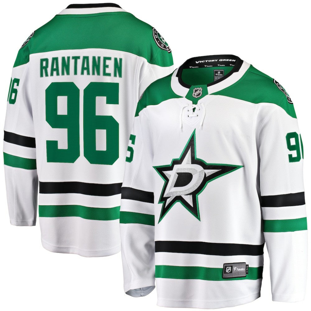 NHL White Mikko Rantanen Dallas Stars Fanatics Away Breakaway Jersey