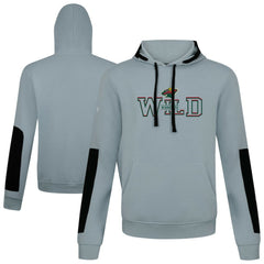 NHL Gray Minnesota Wild Levelwear Bombay Journey Pullover Hoodie
