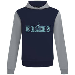 NHL Deep Sea Blue/Gray Seattle Kraken Levelwear Ultimate Journey Pullover Hoodie
