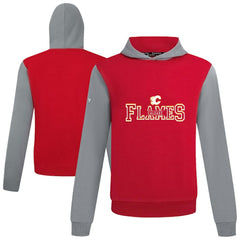 NHL Red/Gray Calgary Flames Levelwear Ultimate Journey Pullover Hoodie