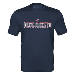 NHL Navy Columbus Blue Jackets Levelwear Anthem Journey Performance T-Shirt