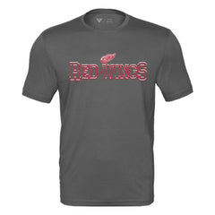 NHL Charcoal Detroit Red Wings Levelwear Anthem Journey Performance T-Shirt