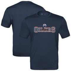NHL Navy Edmonton Oilers Levelwear Anthem Journey Performance T-Shirt