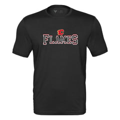 NHL Black Calgary Flames Levelwear Anthem Journey Performance T-Shirt