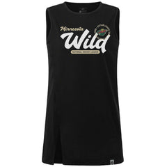 NHL Black Minnesota Wild Levelwear Women's Influx Monument Tank Top