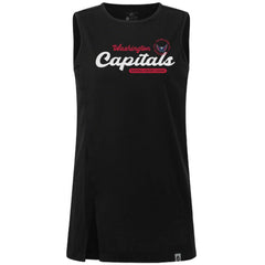 NHL Black Washington Capitals Levelwear Women's Influx Monument Tank Top