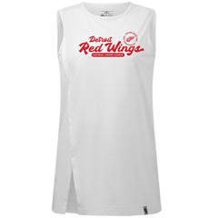 NHL White Detroit Red Wings Levelwear Women's Influx Monument Tank Top