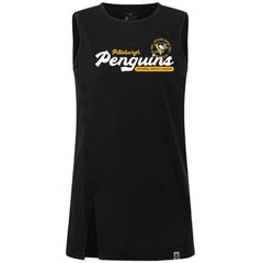 NHL Black Pittsburgh Penguins Levelwear Women's Influx Monument Tank Top