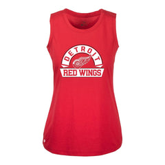 NHL Red Detroit Red Wings Levelwear Women's Macy Banner Arch Tank Top