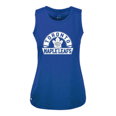 NHL Royal Toronto Maple Leafs Levelwear Women's Macy Banner Arch Tank Top
