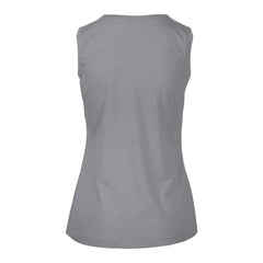 NHL Gray Philadelphia Flyers Levelwear Women's Macy Banner Arch Tank Top