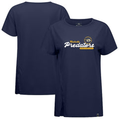 NHL Navy Nashville Predators Levelwear Women's Influx Monument T-Shirt