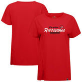NHL Red Carolina Hurricanes Levelwear Women's Influx Monument T-Shirt