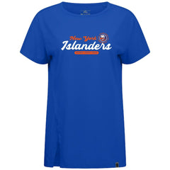 NHL Royal New York Islanders Levelwear Women's Influx Monument T-Shirt
