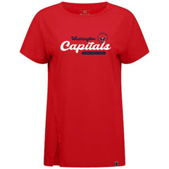 NHL Red Washington Capitals Levelwear Women's Influx Monument T-Shirt