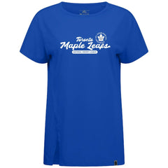 NHL Royal Toronto Maple Leafs Levelwear Women's Influx Monument T-Shirt