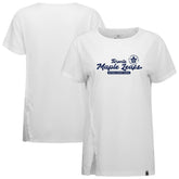 NHL White Toronto Maple Leafs Levelwear Women's Influx Monument T-Shirt