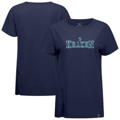NHL Deep Sea Blue Seattle Kraken Levelwear Women's Influx Journey T-Shirt